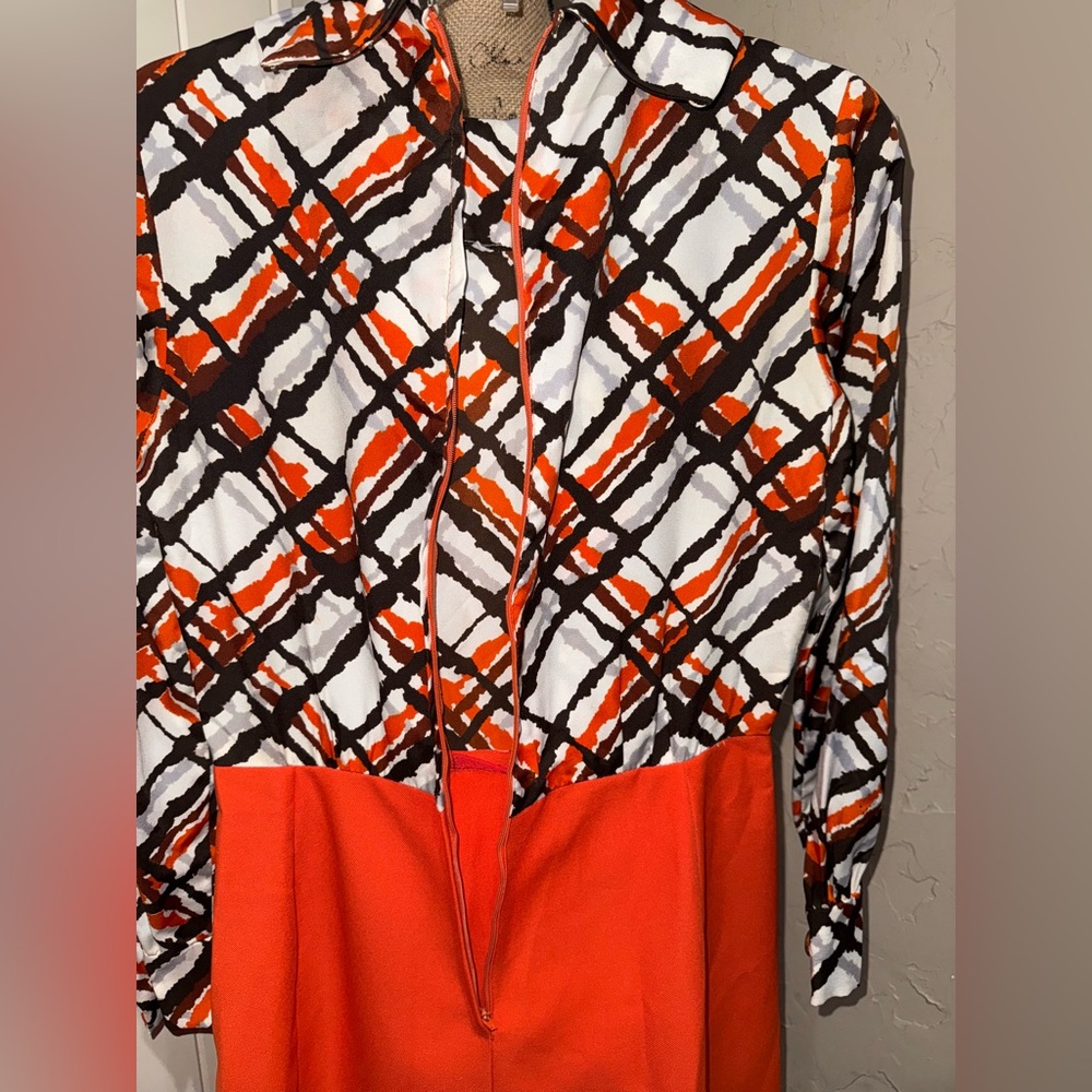 Vintage 60's MOD Go Go Dress Sz 8 by Cover Girl of Miami - Picture 9 of 10
